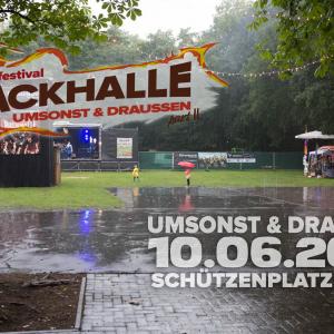 Das war sie also, unsere Feuer- ... ähm Regentaufe: Das erste PACKHALLE Open Air!